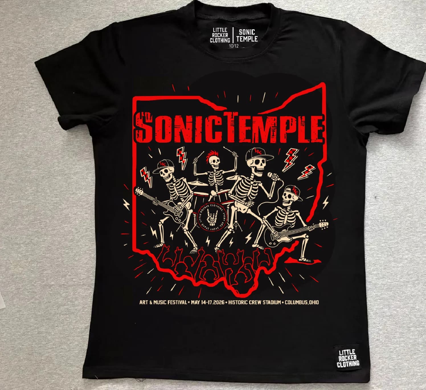 Sonic Temple 2026 Kids Collab Tee